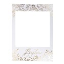 Cadre Photobooth Géant Baptême Jolis Brins Blanc