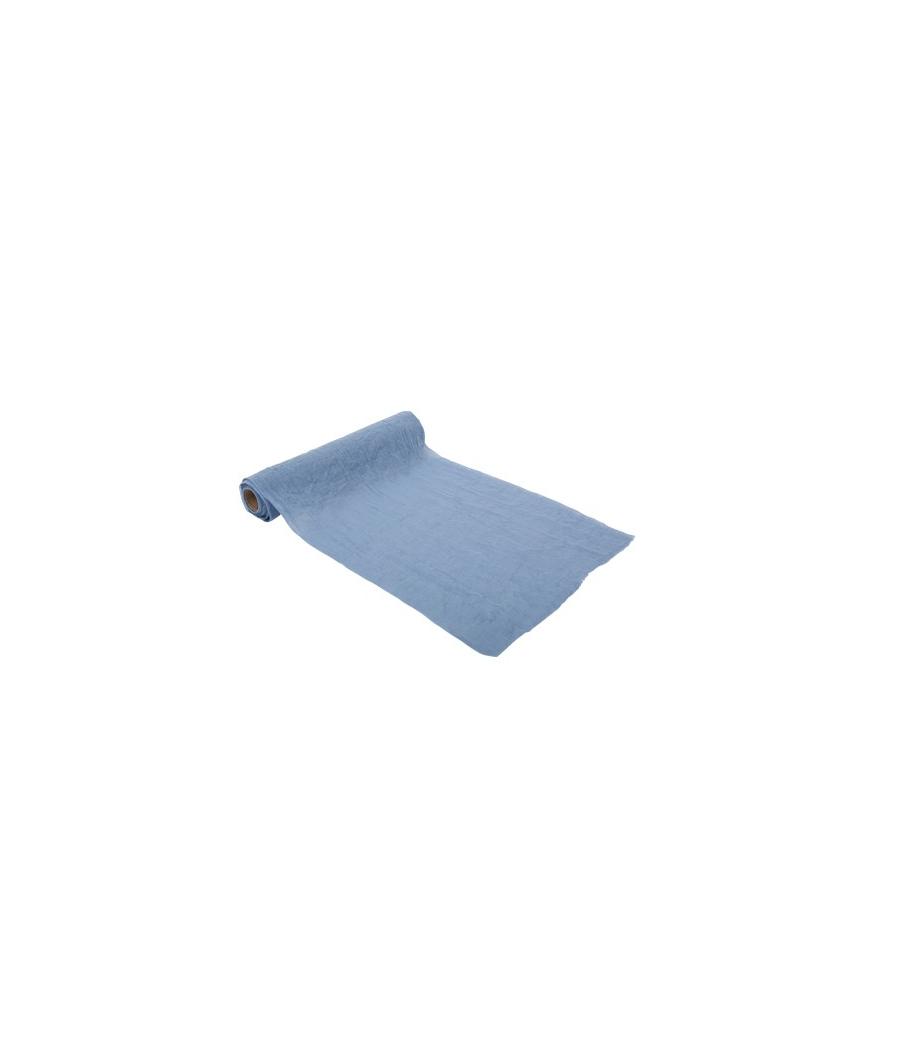 Chemin de Table Mousseline Bleu Pastel
