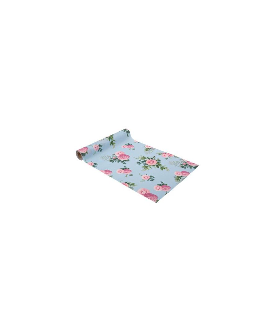 Chemin de Table Romantic Liberty Tissu Bleu