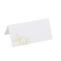 Marque-Places Jolis Brins Blancs et Or