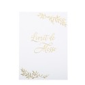 Livrets de Messe Jolis Brins Blancs et Or