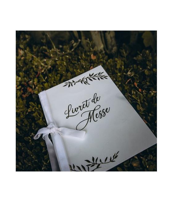 Livrets de Messe Jolis Brins Blancs et Or