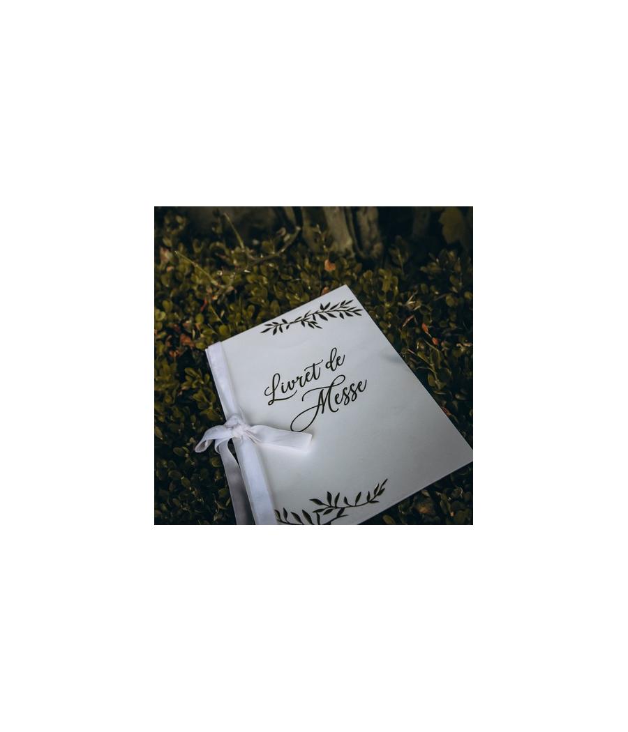 Livrets de Messe Jolis Brins Blancs et Or