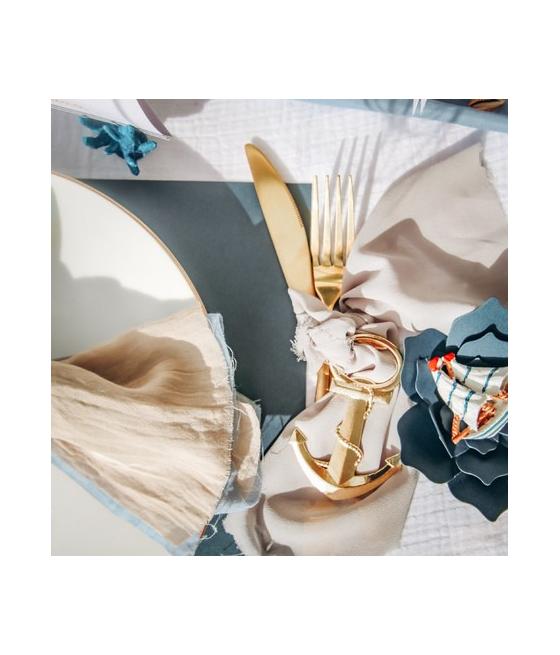 Chemin de Table Effiloché Mousseline