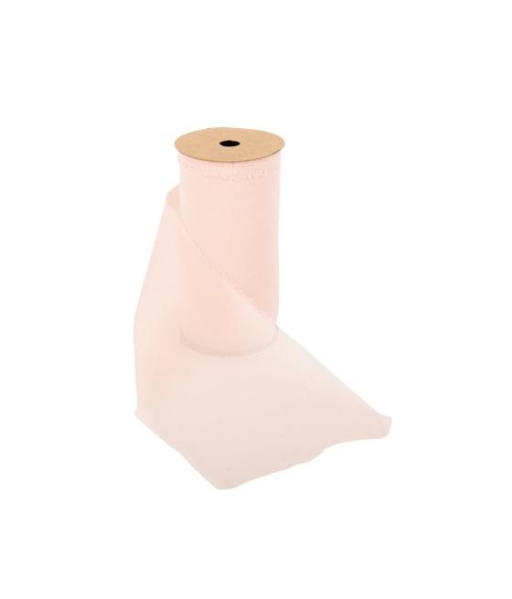 Chemin de Table Blush Effiloché Mousseline