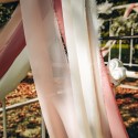 Chemin de Table Blush Effiloché Mousseline