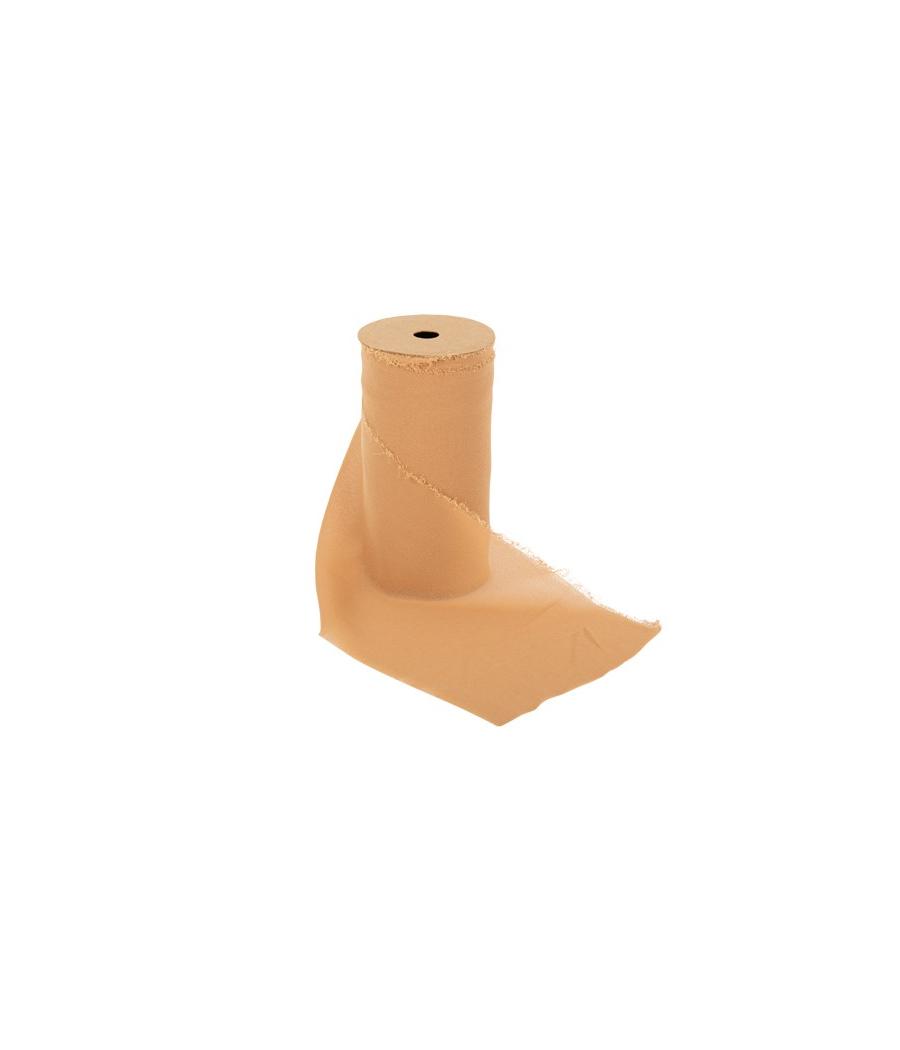 Chemin de Table Camel Effiloché Mousseline