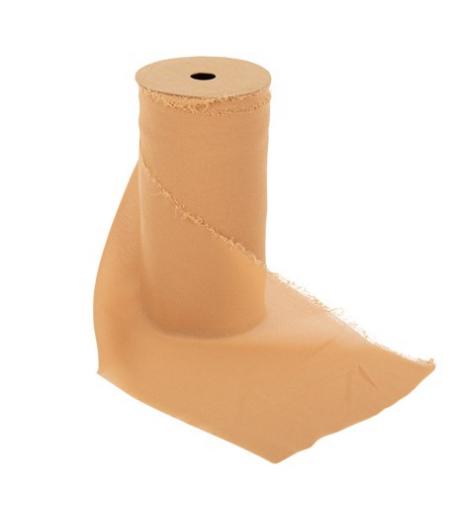 Chemin de Table Camel Effiloché Mousseline