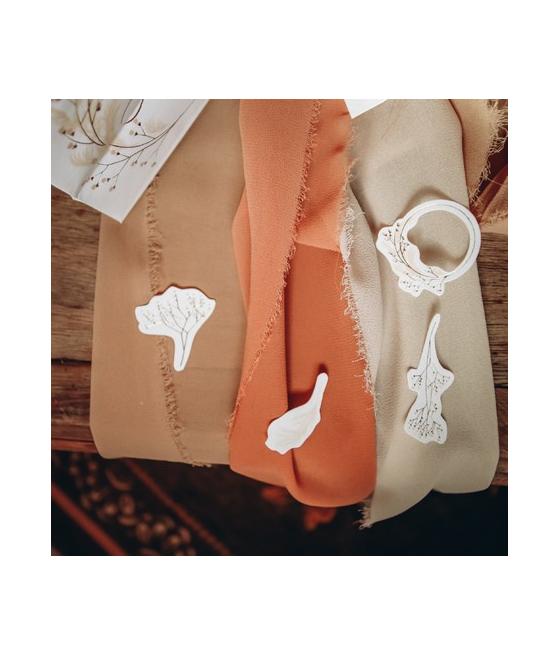 Chemin de Table Camel Effiloché Mousseline