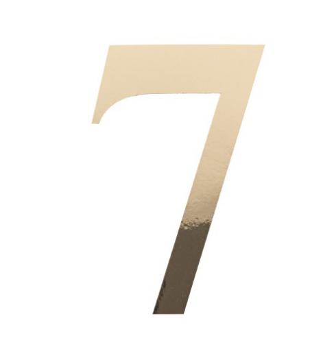 Sticker Chiffre 7 Or