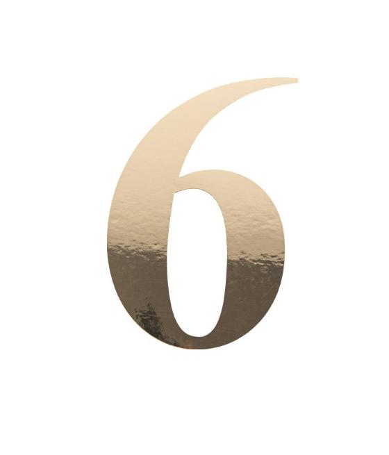 Sticker Chiffre 7 Or