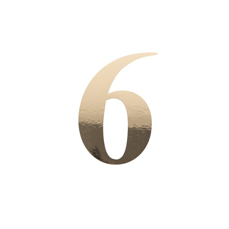 Sticker Chiffre 7 Or