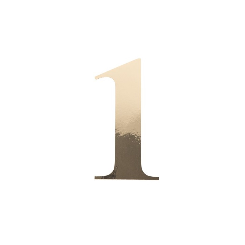 Sticker Chiffre 1 Or
