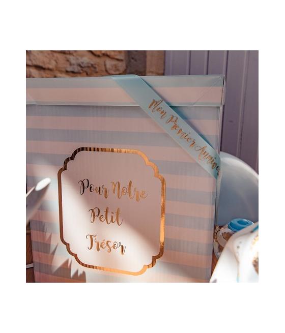 Urne Pour Notre Petit Trésor Rayé Ciel