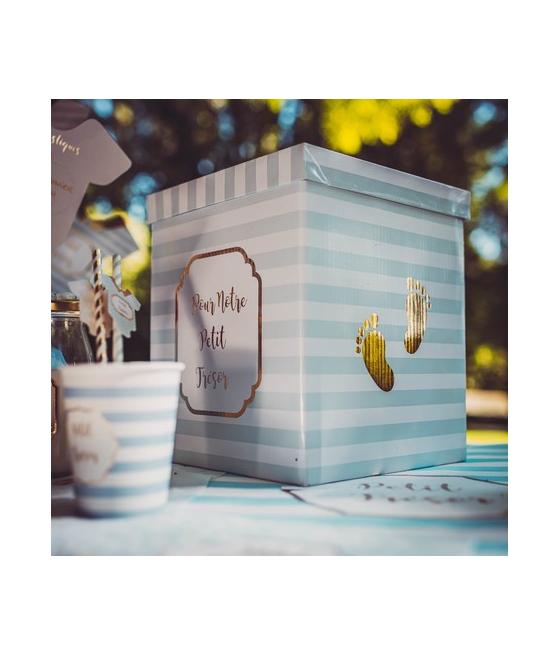 Urne Pour Notre Petit Trésor Rayé Ciel