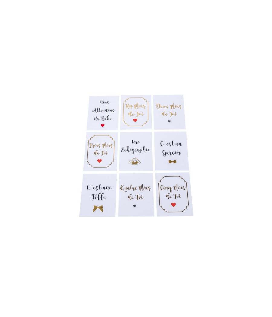18 Cartes Etapes De La Grossesse