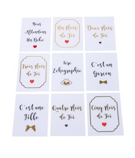 18 Cartes Etapes De La Grossesse