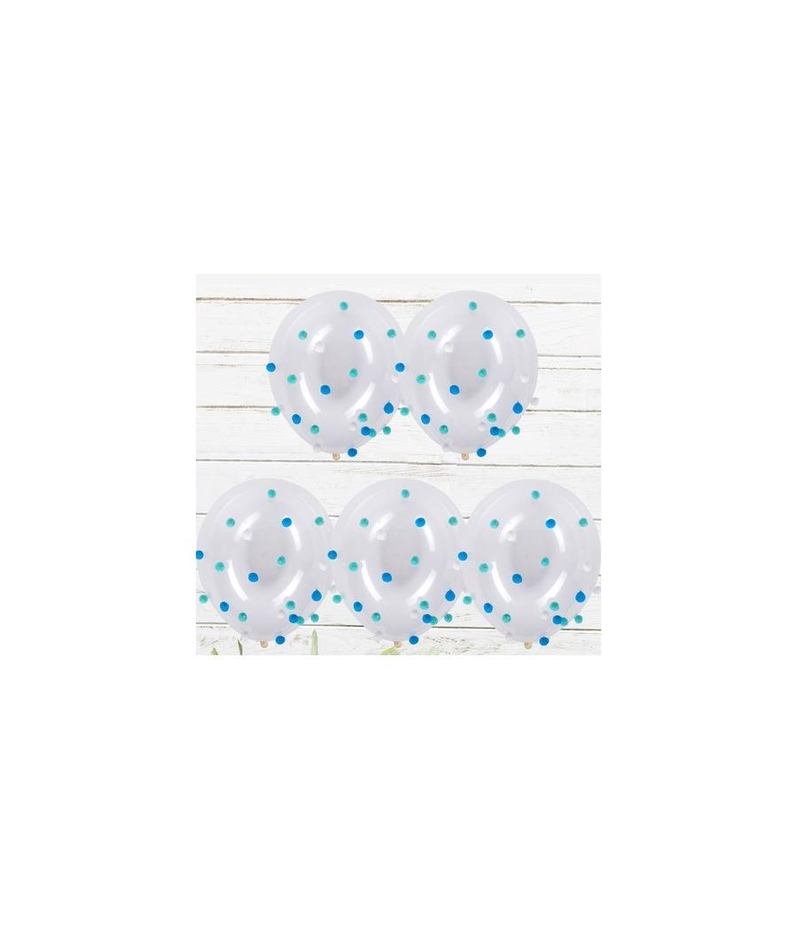 Ballons Transparents  Avec 50 Pompons