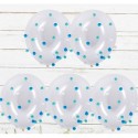 Ballons Transparents  Avec 50 Pompons