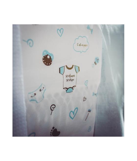 Chemin De Table Baby Garcon Tissu