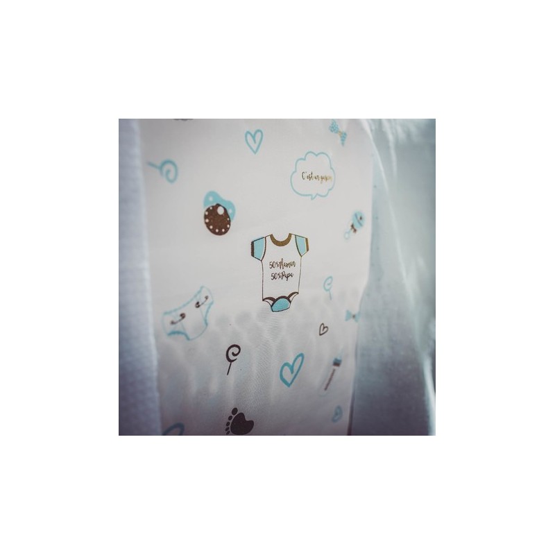 Chemin De Table Baby Garcon Tissu