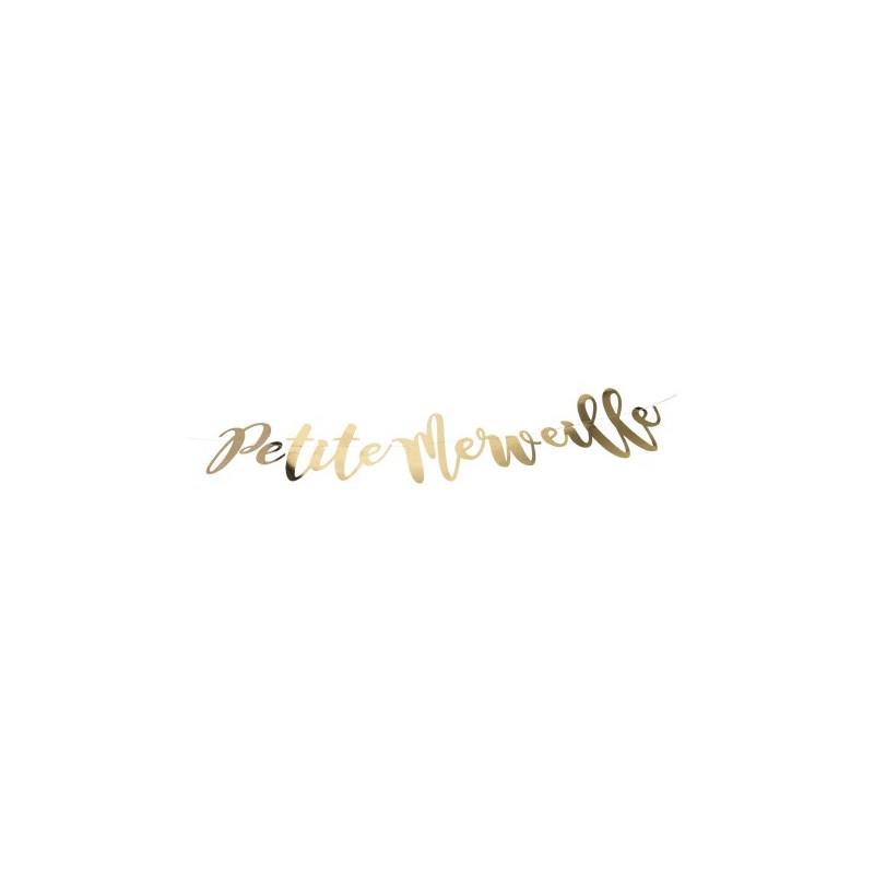 Guirlande Petite Merveille Or Metal