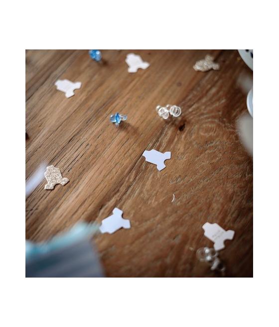 100 Confettis Body Bébé Garçon Ciel