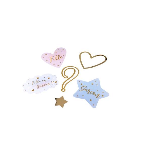 Déco De Table Gender Reveal Fille ou Garçon