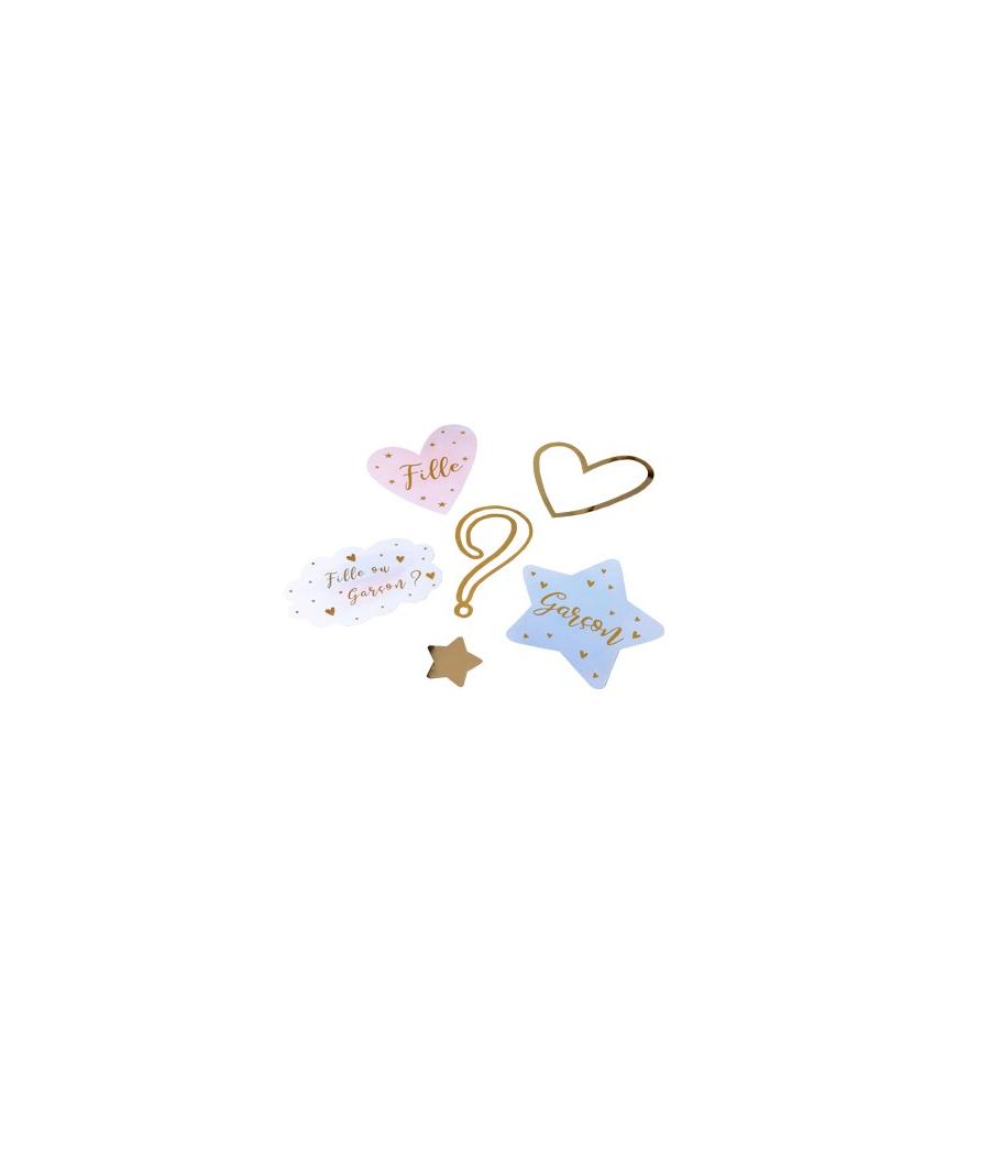Déco De Table Gender Reveal Fille ou Garçon