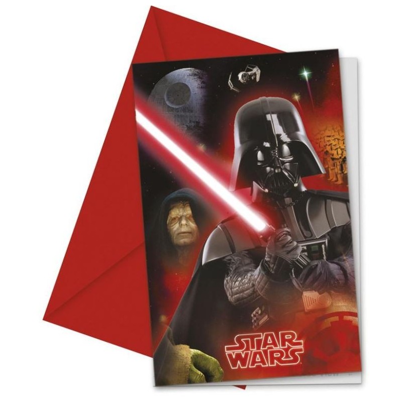 Carte d'invitation Star Wars
