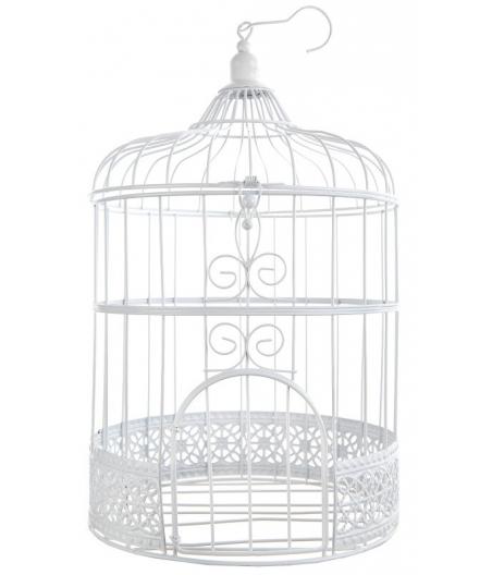 Tirelire cage blanche