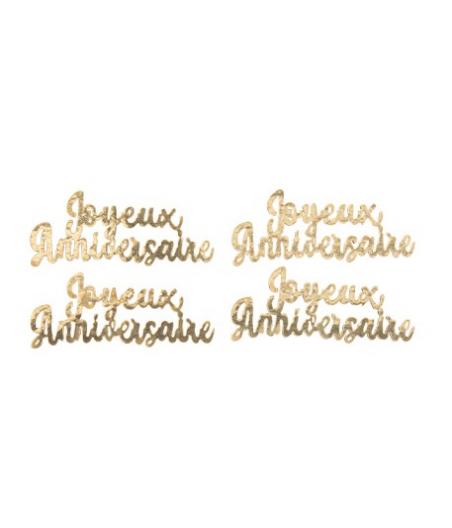 4 déco Joyeux Anniversaire