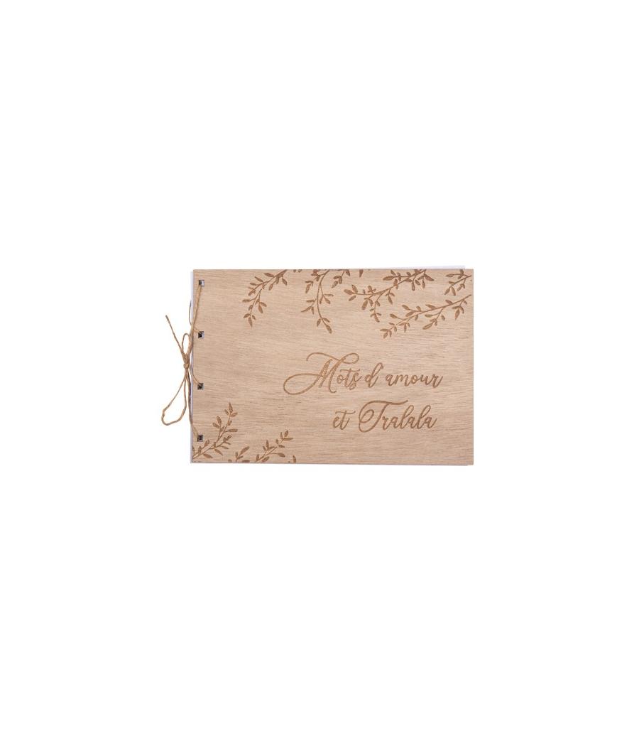 Livre d'or en bois
