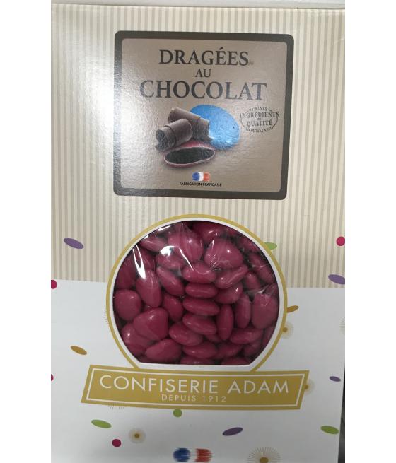 Dragées petits cœurs chocolat Framboise - 500gr