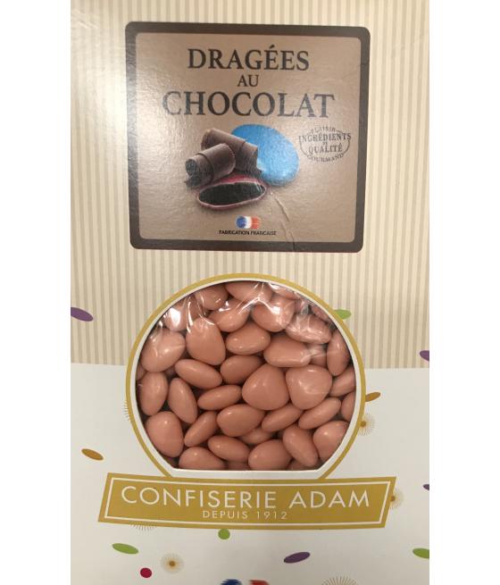 Dragées petits cœurs au chocolat Corail 500g