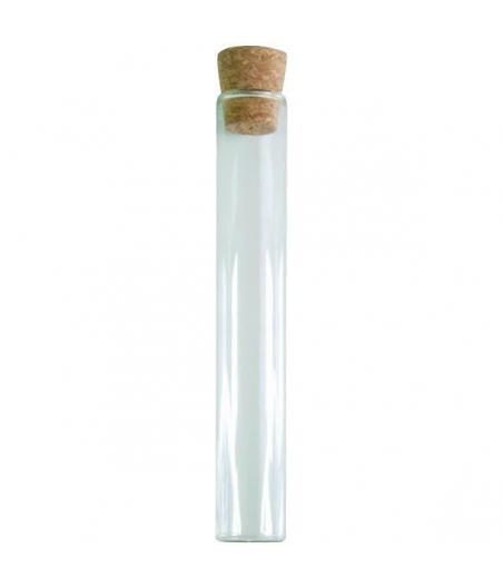 Tube a essai en verre haut. 15 cm