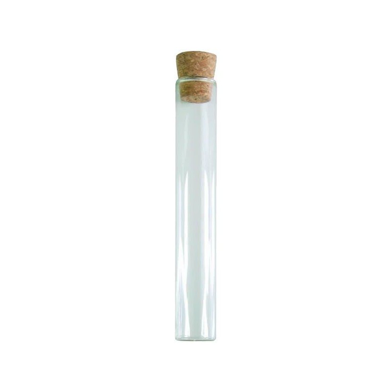 Tube a essai en verre haut. 15 cm