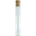 Tube a essai en verre haut. 15 cm