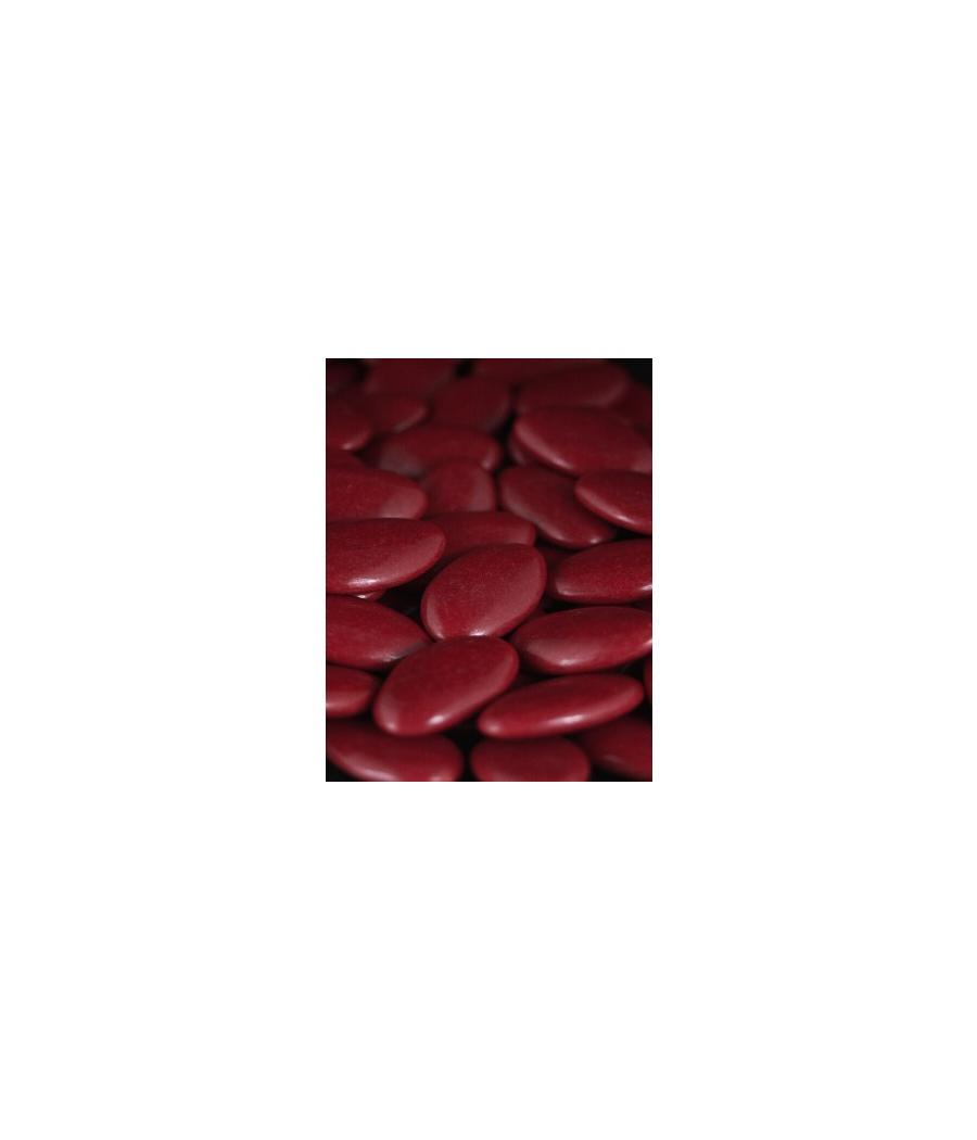 Dragées chocolat bordeaux