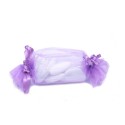 Sac organza forme bonbon couleur Parme
