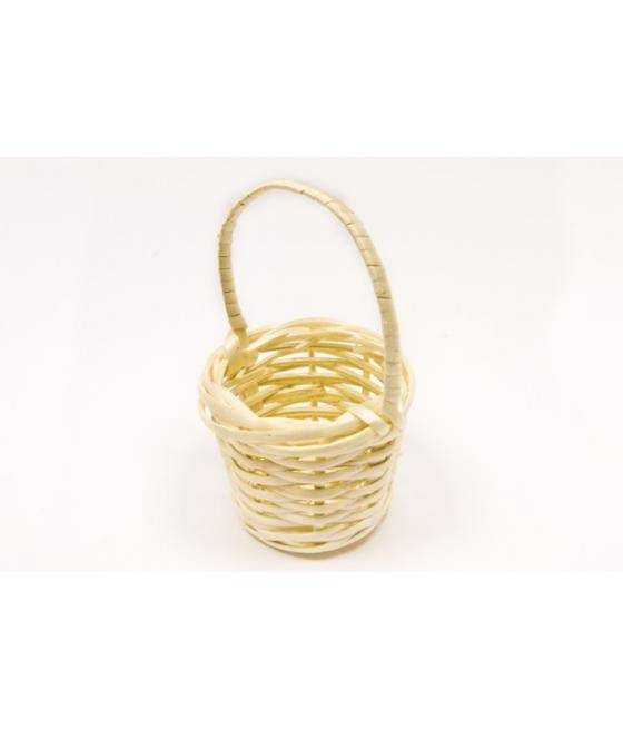 Petit panier osier rond