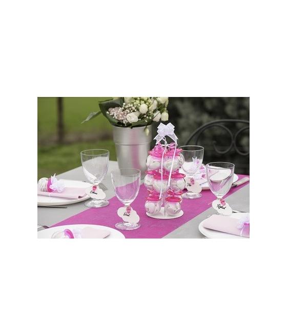 Contenant en forme de tétine (x 4) - fuchsia