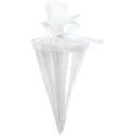 cornet neutre transparent