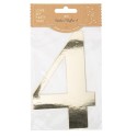 Sticker Chiffre 4 Or