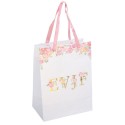 Sac Evjf Fleuri Papier Texturé Et Or