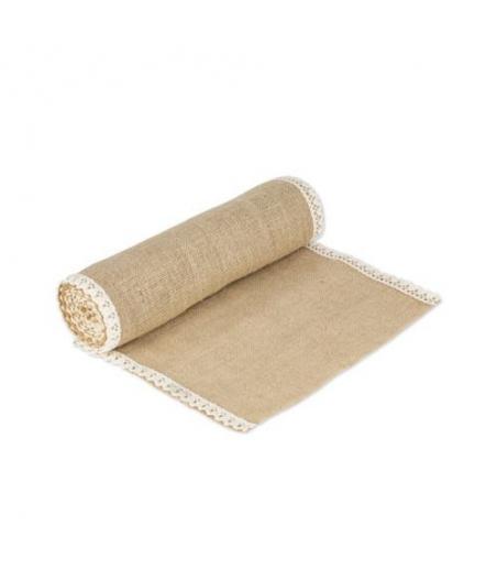 Chemin De Table Jute Et Dentelle