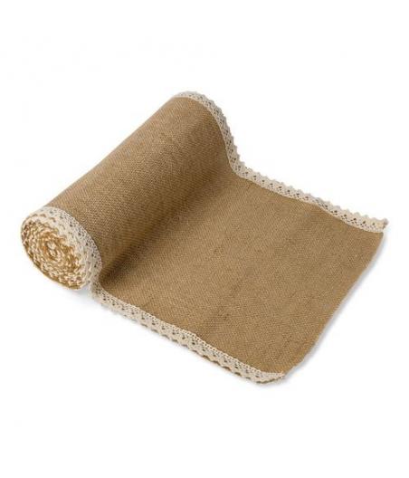 Chemin De Table Jute Et Dentelle