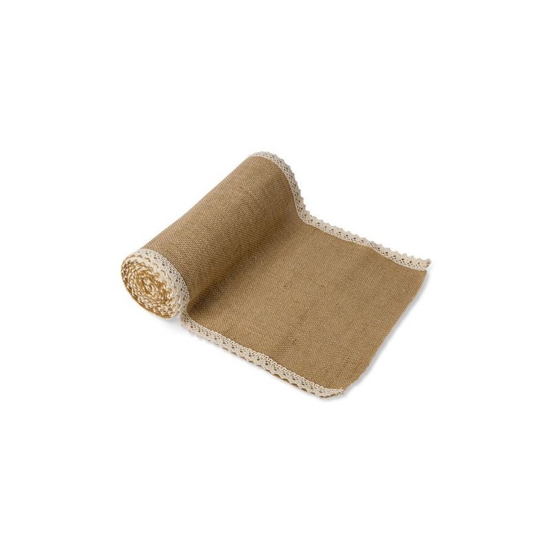 Chemin De Table Jute Et Dentelle
