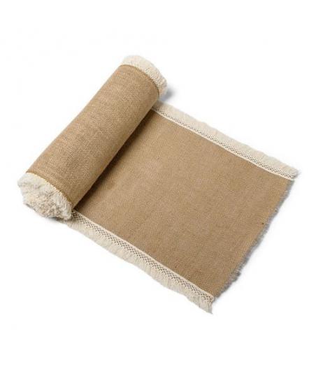 Chemin De Table Jute Et Franges