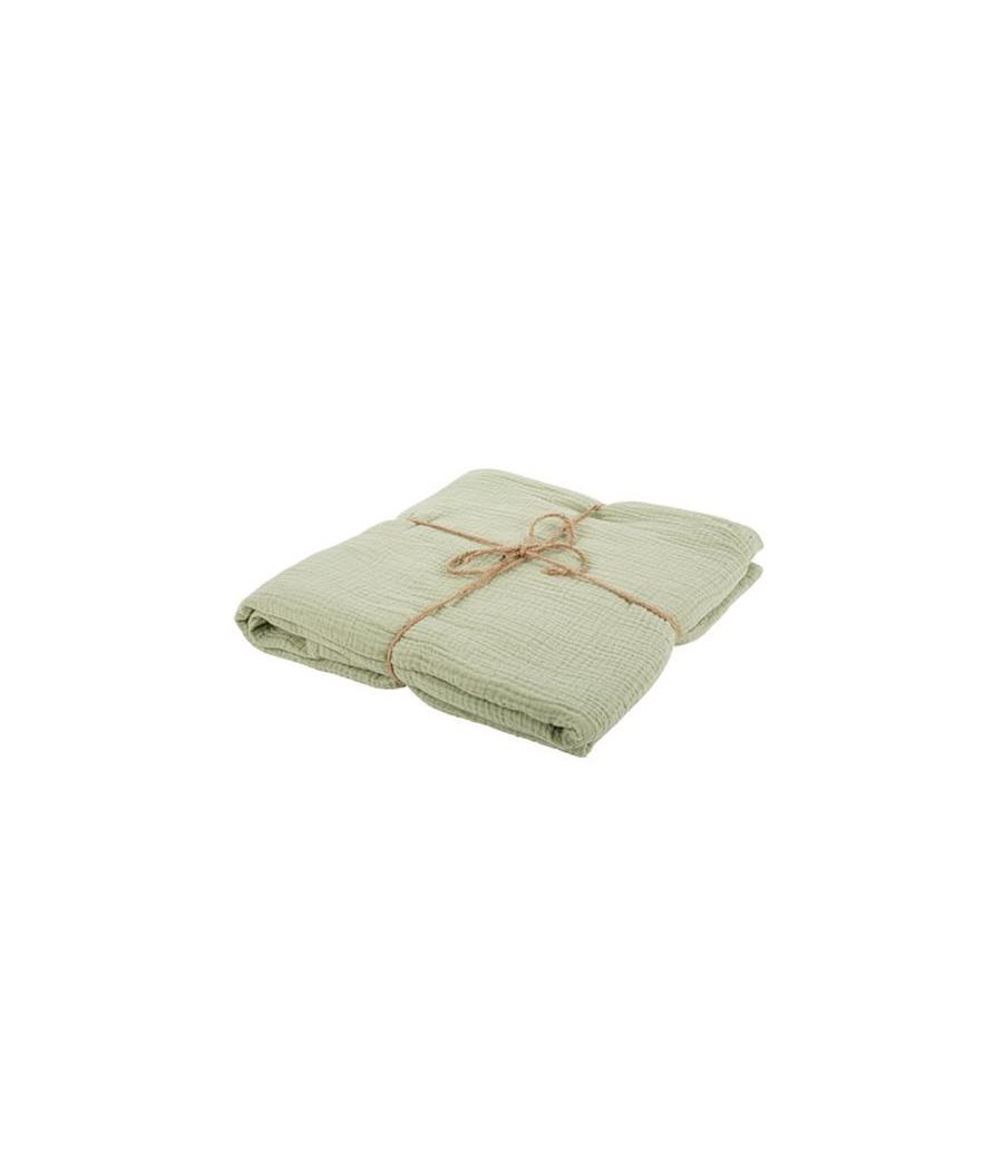 Nappe Gaze de Coton Vert Sauge